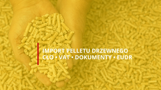 Okładka artykułu dotyczącego importu pelletu drzewnego do Polski